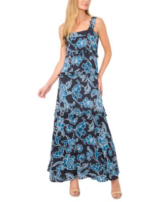 cece tiered maxi dress CeCe Mommy & Me Floral Tiered Maxi Dresses