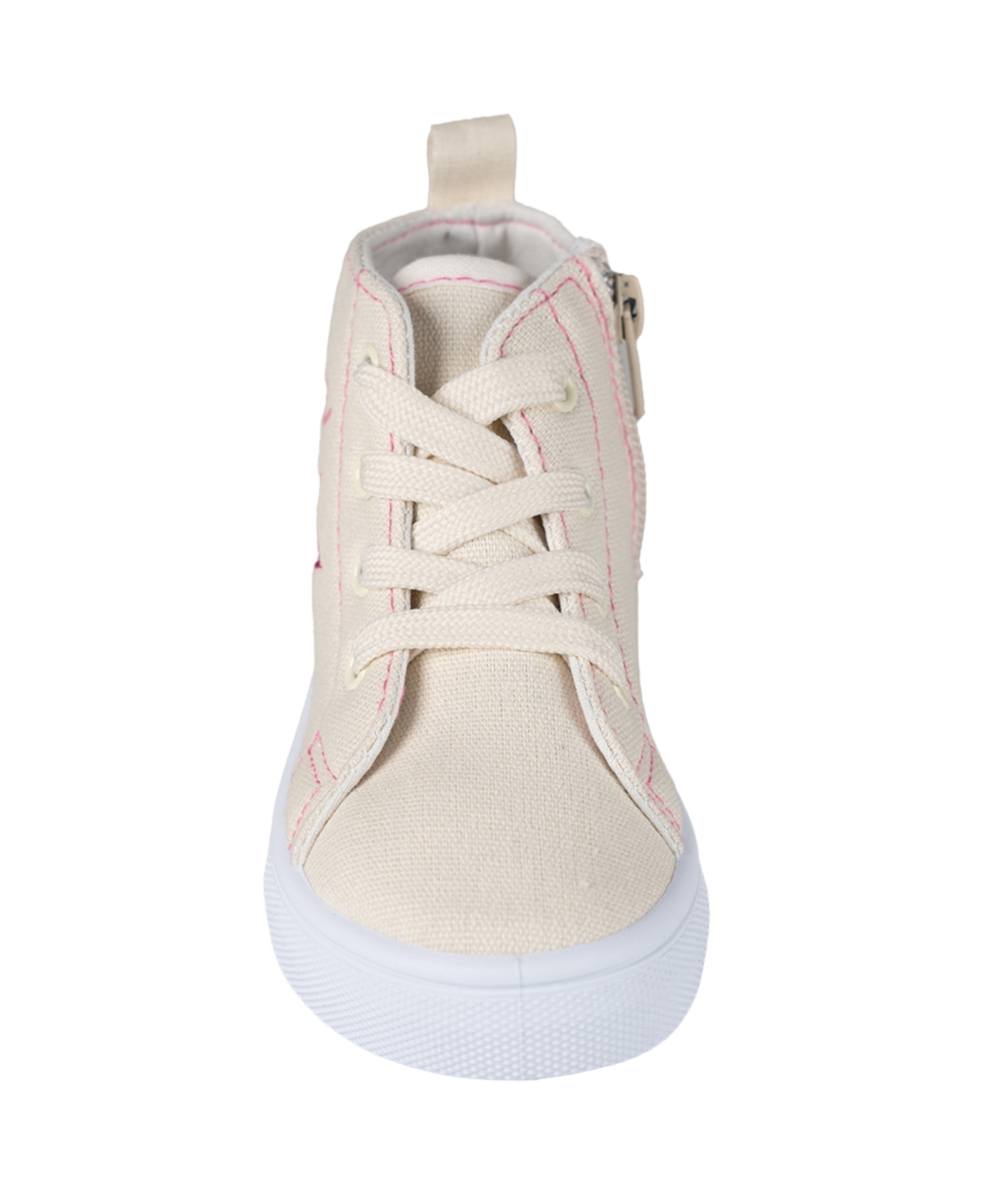 Bebe Toddler Girls Embroidered Sequin Sneakers