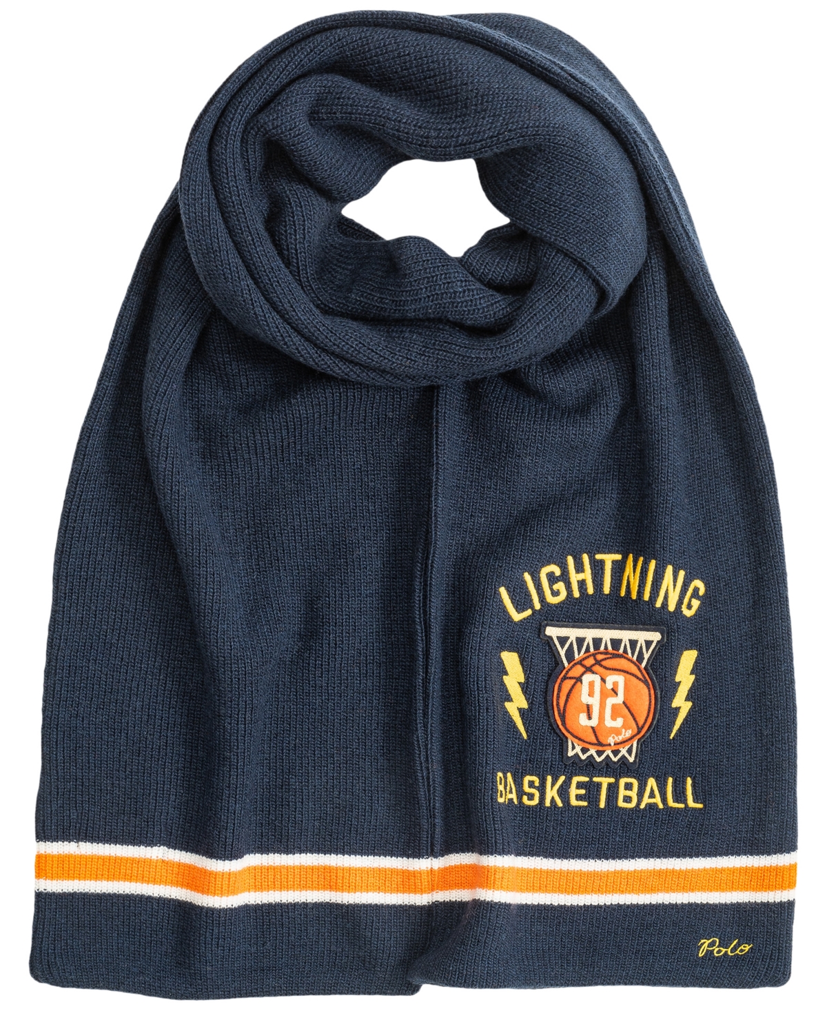 Polo Ralph Lauren Men's Polo Ball Team Scarf In Newport Navy