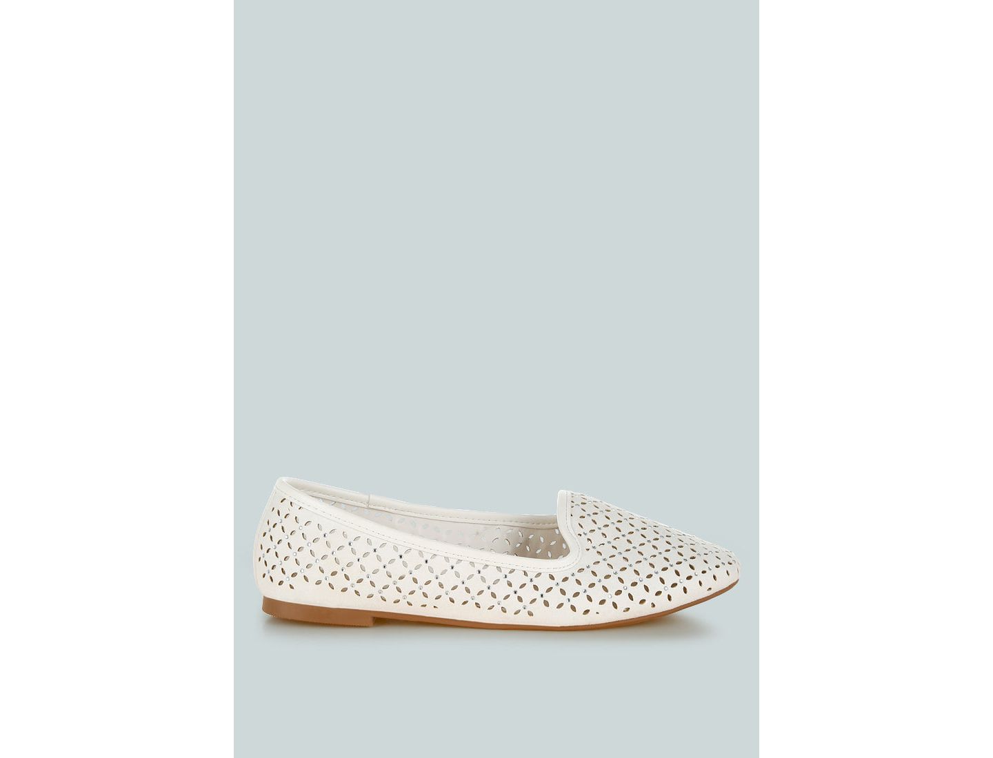 Женские балетки London Rag Kyrie Cut Out Detail Ballerinas, цвет: Чёрный — фото 5
