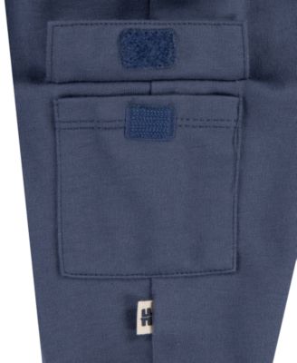 Baby Boys Short Sleeve Bodysuit, Crew and Pants 3-Piece Set