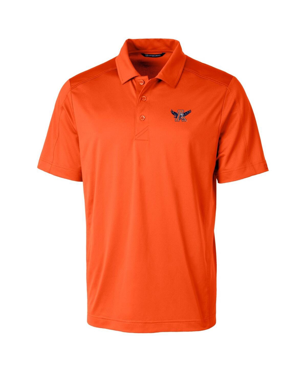 CUTTER & BUCK AUBURN TIGERS PRIMARY TEAM LOGO PROSPECT TEXTURED STRETCH POLO 
