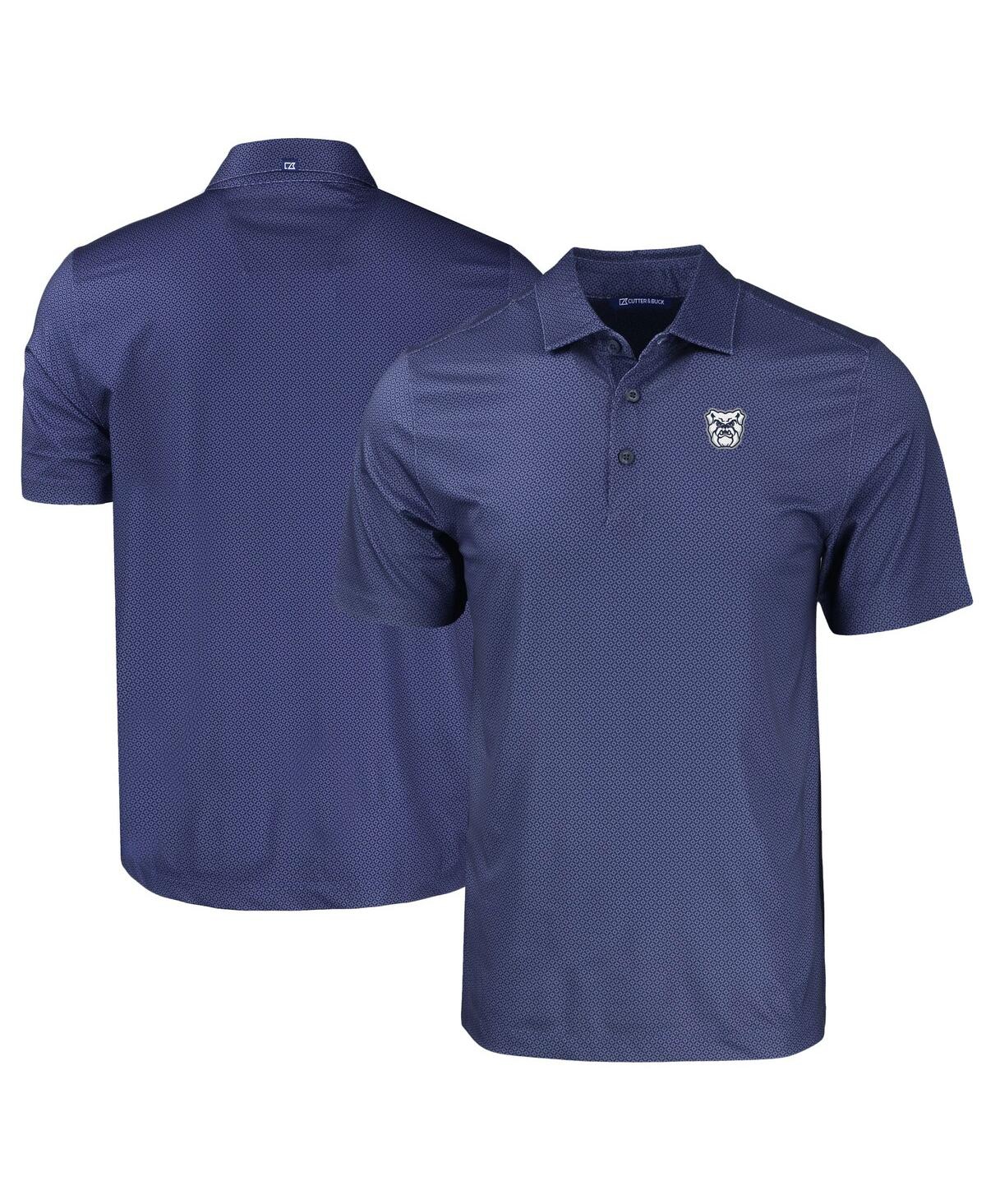 Men's Navy Butler Bulldogs Pike Eco Tonal Geo Print Stretch Polo - Navy
