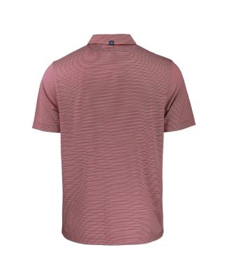 Men's Maroon Texas A M Aggies Forge Eco Double Stripe Stretch Polo