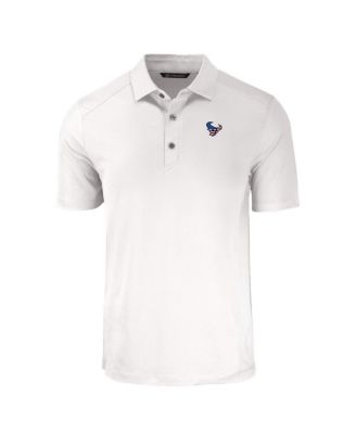 Men's White Houston Texans Americana Forge Eco Stretch Polo