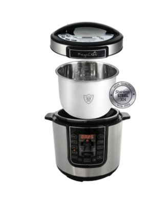 6 Quart Digital Pressure Cooker with 14 Pre-set Multi Function Features