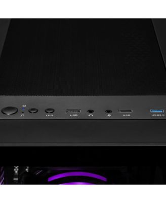 SET Gaming Desktop - Liquid Cooled Intel Core i7 13700KF 3.4GHz 16-Core Processor, 32GB DDR5 Memory, GeForce RTX 4060 8GB GDDR6 Graphics, 1TB SSD, 4TB HDD, WiFi, Windows 11 Home 64-bit