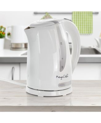 1.7 Quart Plastic Electric Tea Kettle- White