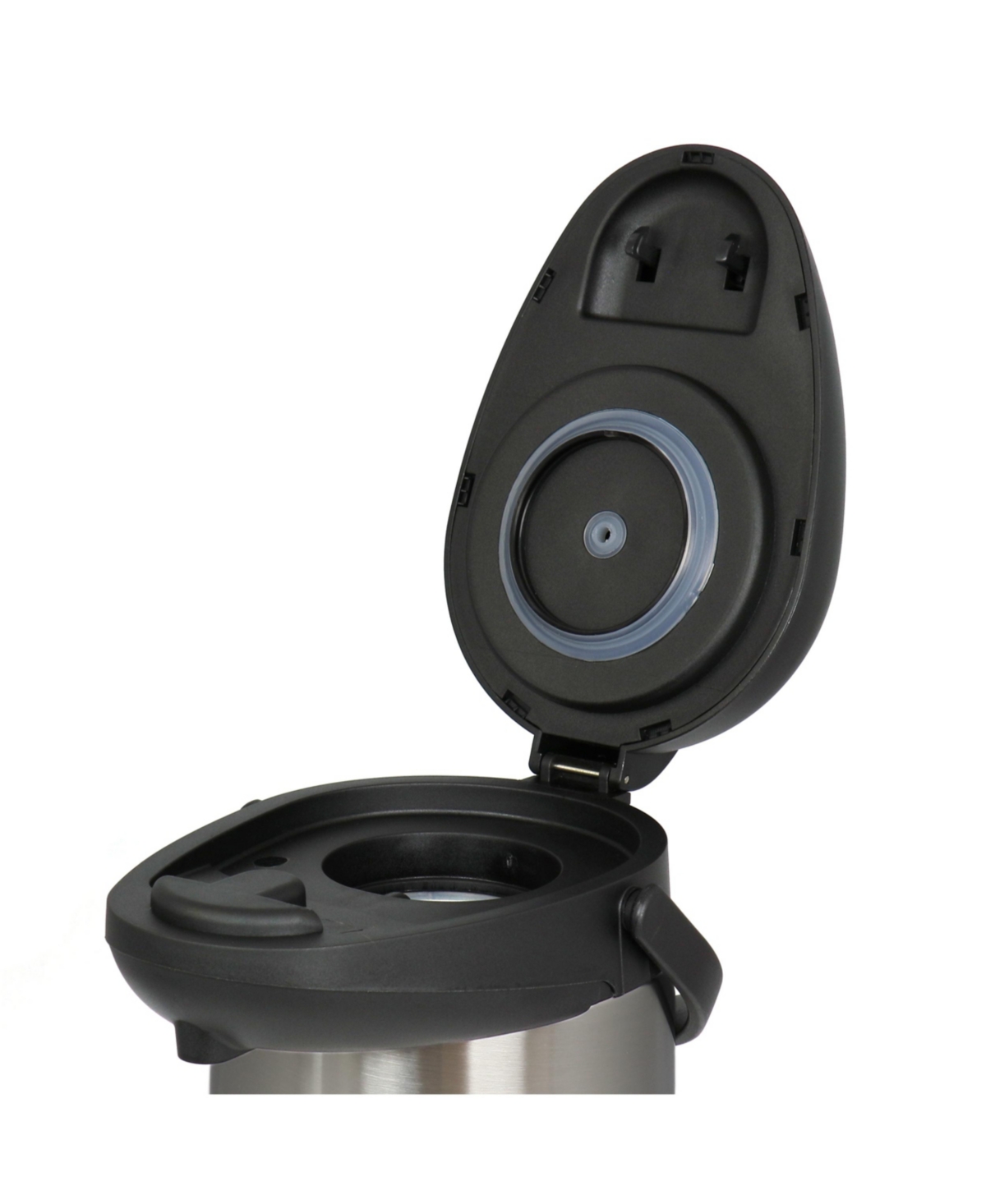 MegaChef 5 Quart Stainless Steel Vacuum Body Pump Cap Air Pot