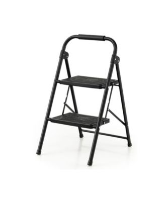 Wide Anti-Slip Pedal 2-Step Ladder