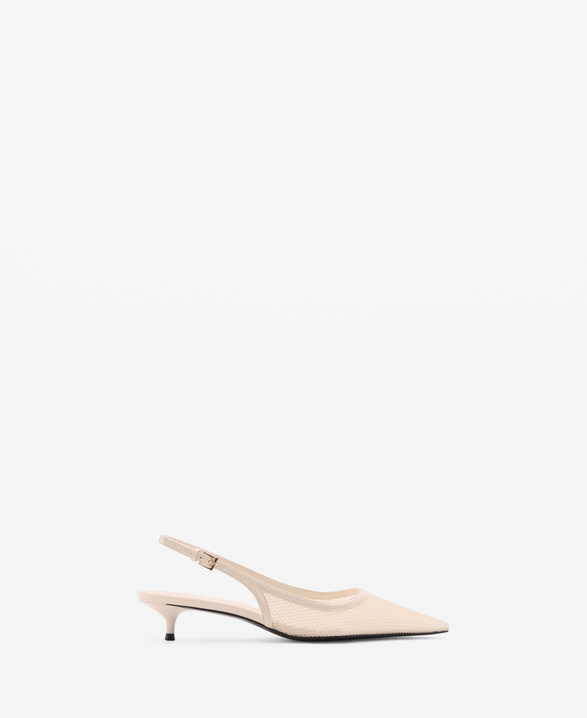 Mango Women's Heeled Mesh Shoes