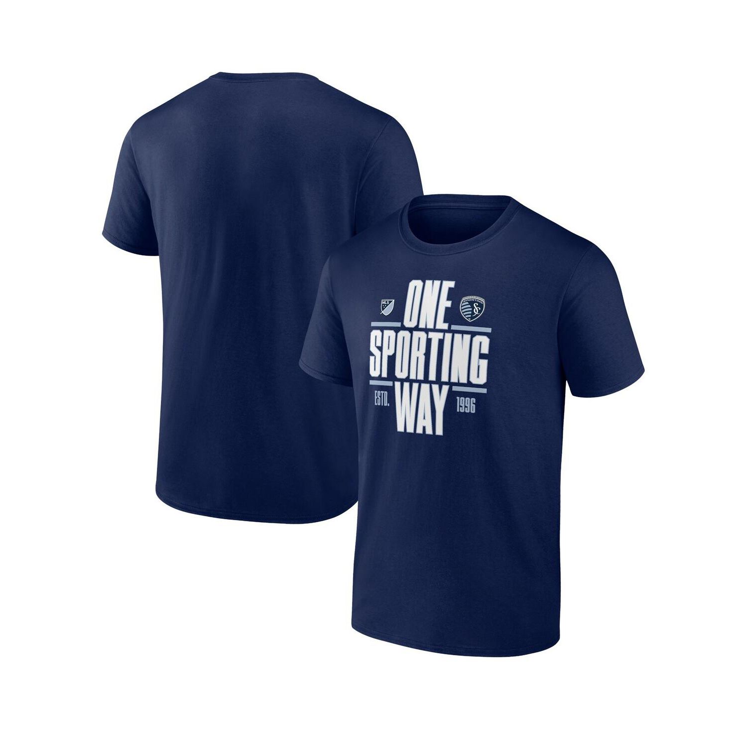 Men's Navy Sporting Kansas City Fundamentals T-Shirt