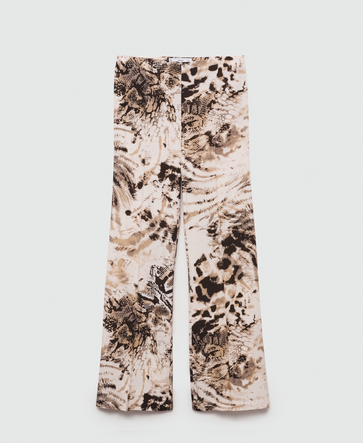 Mango Women's Fluid Animal-Print Pants