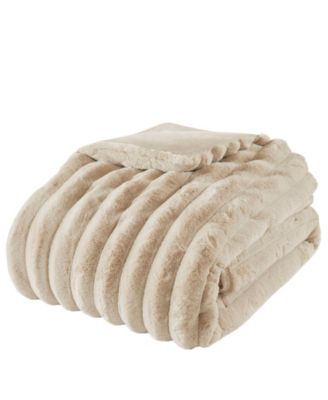 Jasmine Faux Fur Reverse to Velvet 3-Pc. Comforter Set, Full/Queen