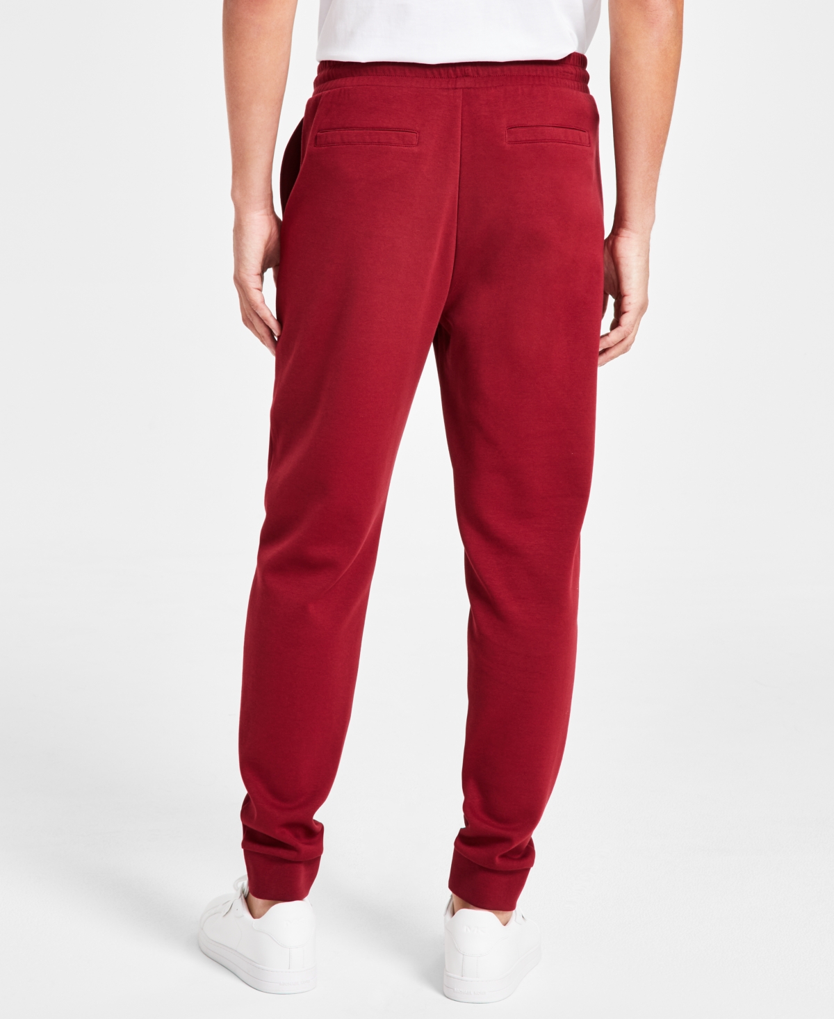 Michael Kors Men's Textured-Logo Jogger Pants