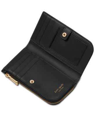 Devin Small Saffiano Leather Slim Bifold Wallet 