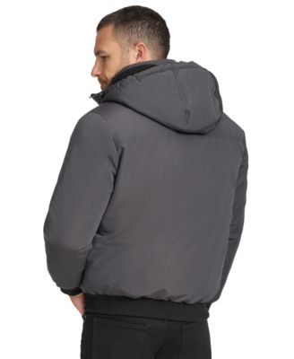 Men's Arctic Faille Parka Bomber with Sherpa lined Hood