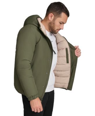Men's Ripstop Hooded Puffer Jacket