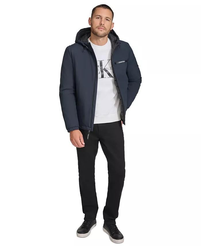 Men's Infinite Stretch Water-Resistant Hooded Jacket - thumbnail 6