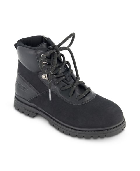 Ботинки Kenneth Cole New York Isaac Gabriel Lace Up Boots для мальчиков, цвет: Чёрный