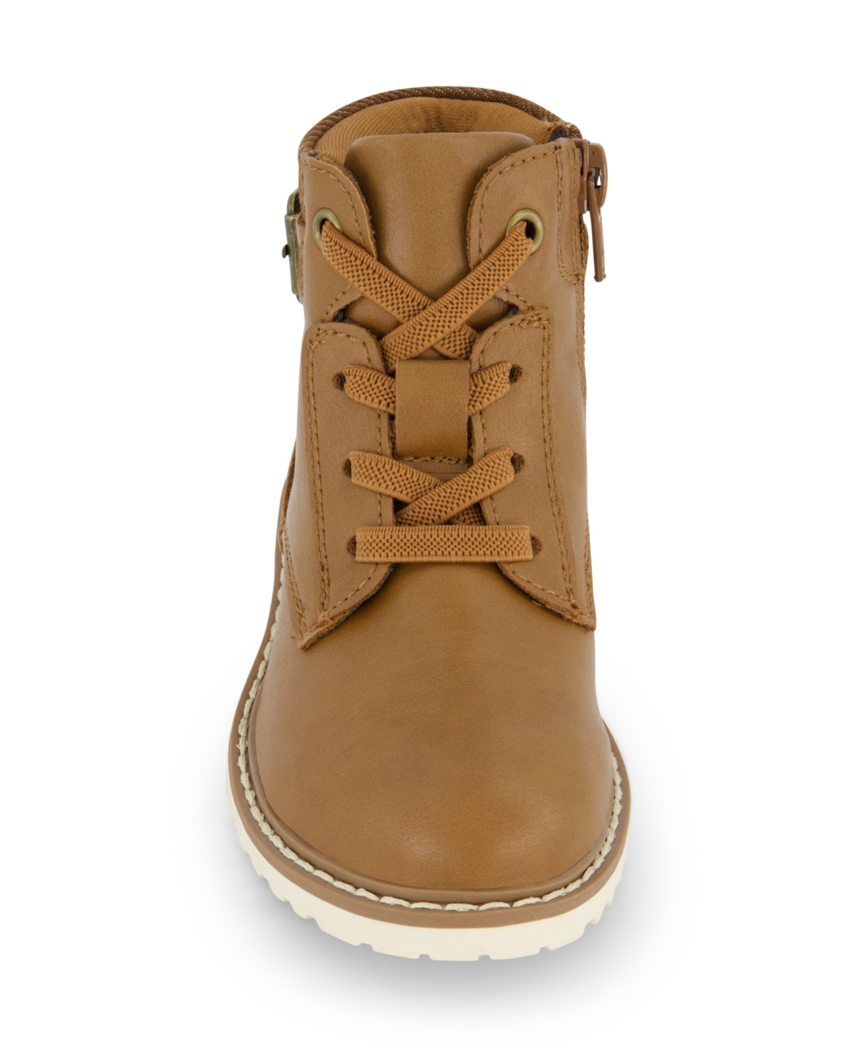 Kenneth Cole New York Toddler Boys Pace Zamir Moto Boots In Cognac