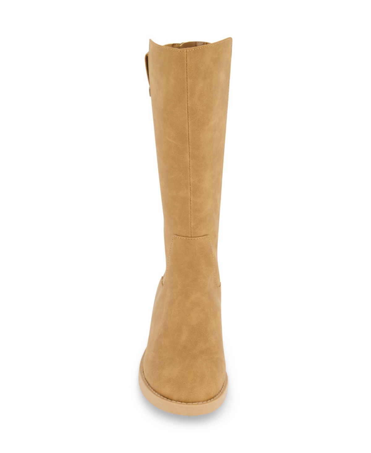 Kenneth Cole New York Little And Big Girls Kelly Stretch Riding Boots In Brown