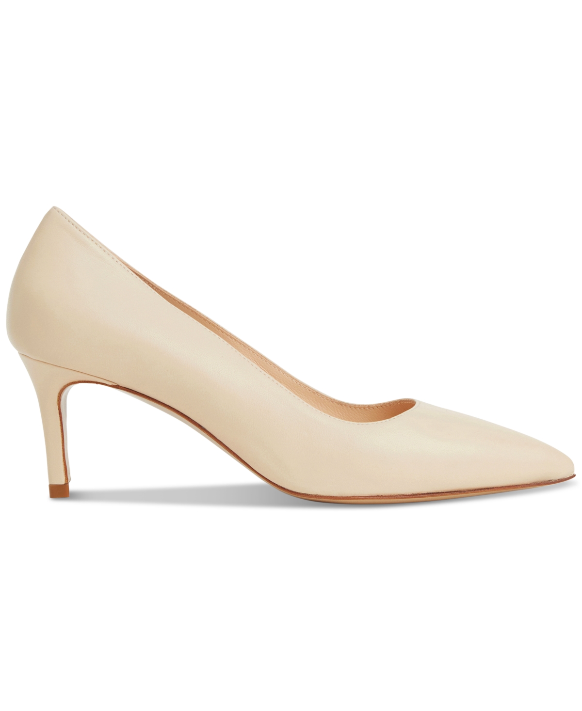 Shop Bruno Magli Women's Tara Capped-toe Pumps In Sand