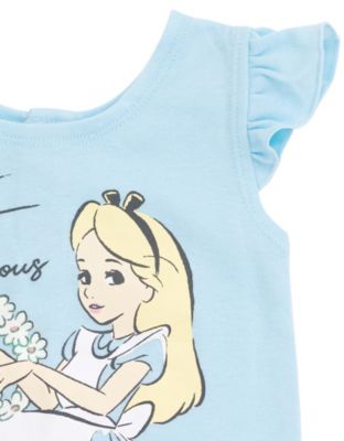 Baby Girls French Terry Romper and Headband