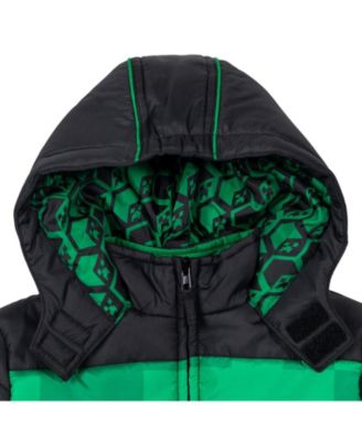 Boys Zip Up Winter Coat Puffer Jacket