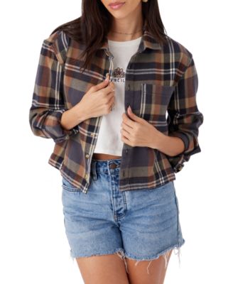 O'Neill - Women's Roy Cropped Flannel Shirt