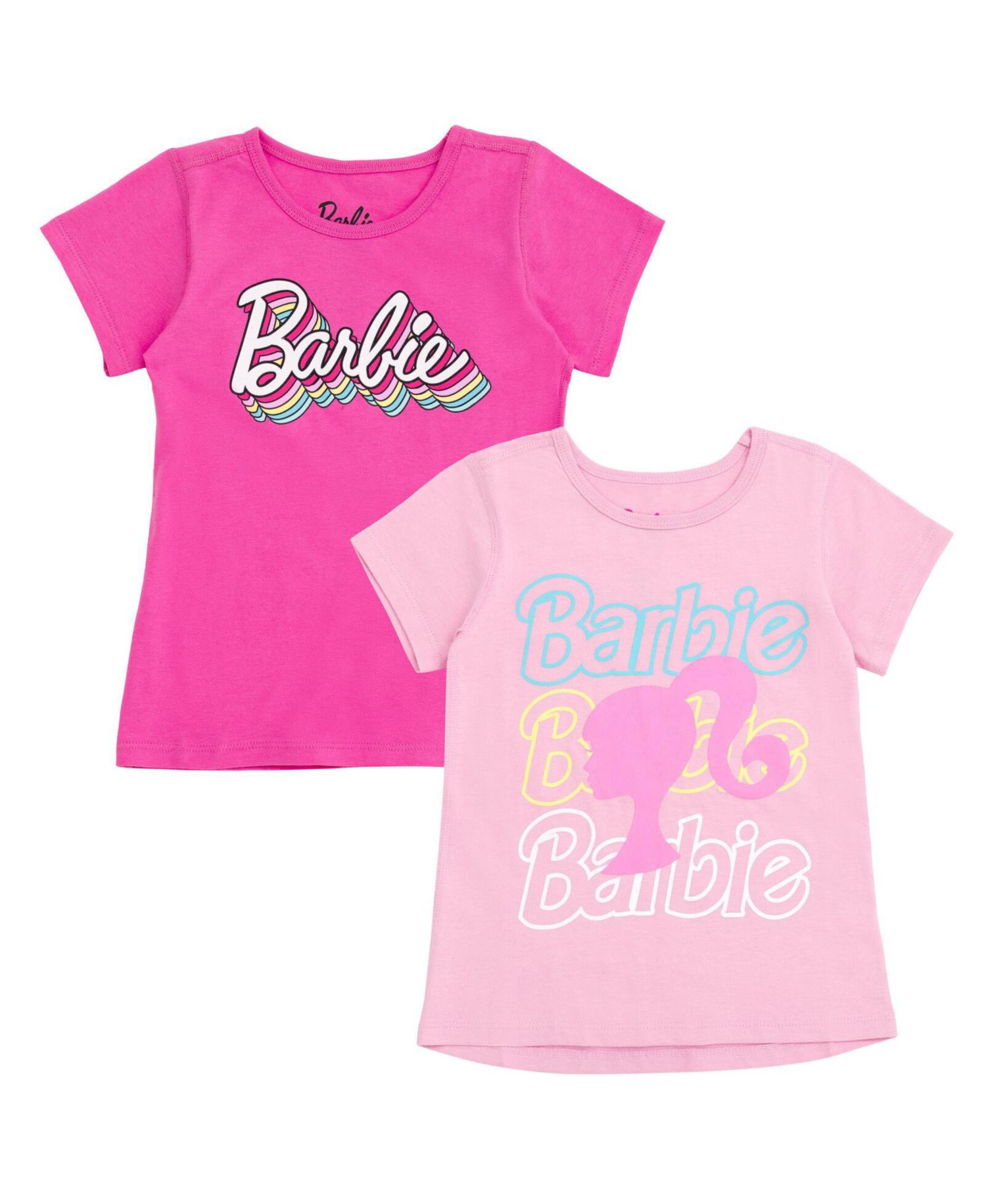 Little Girls 2 Pack Adaptive T-Shirts Sensory Friendly (4 - 7-8)