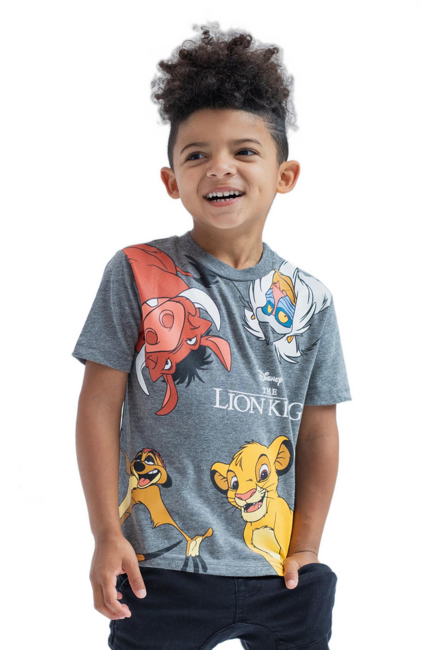 Toddler Boys Disney 2T-5T Lion Guard Simba Timon Pumbaa Rafiki 3-Pack T-Shirts