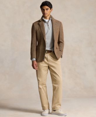 Men's Estate-Rib Cotton Quarter-Zip Pullover