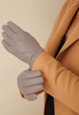 Women`s Premium Lamb Leather Touchscreen Gloves "CHELSEA"