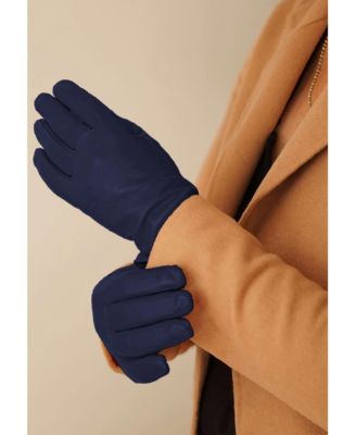 Women`s Premium Lamb Leather Touchscreen Gloves "CHELSEA"