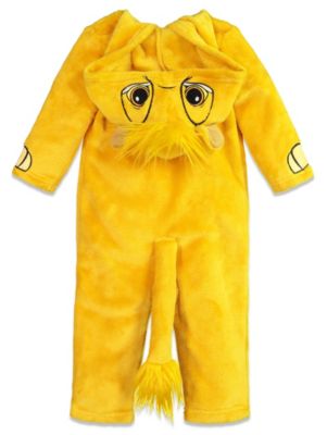 Little Boys Disney Simba Zip Up Cosplay Coverall Newborn to