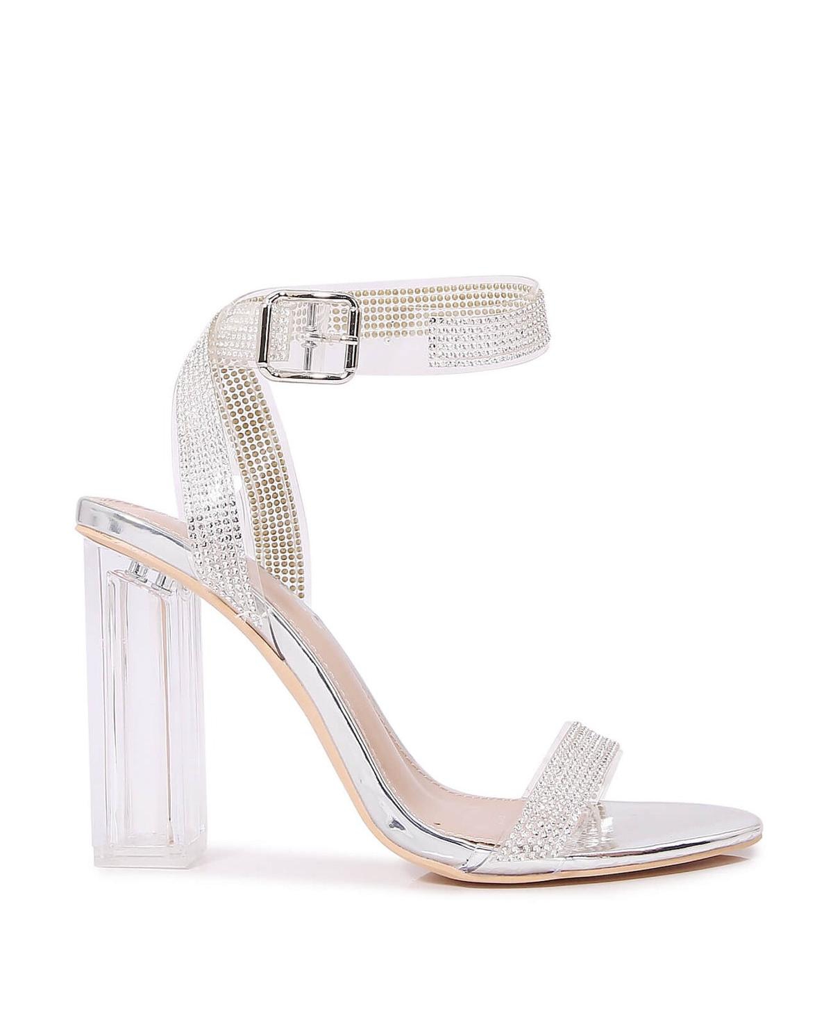 Berness Ember Clear Heel Sandal