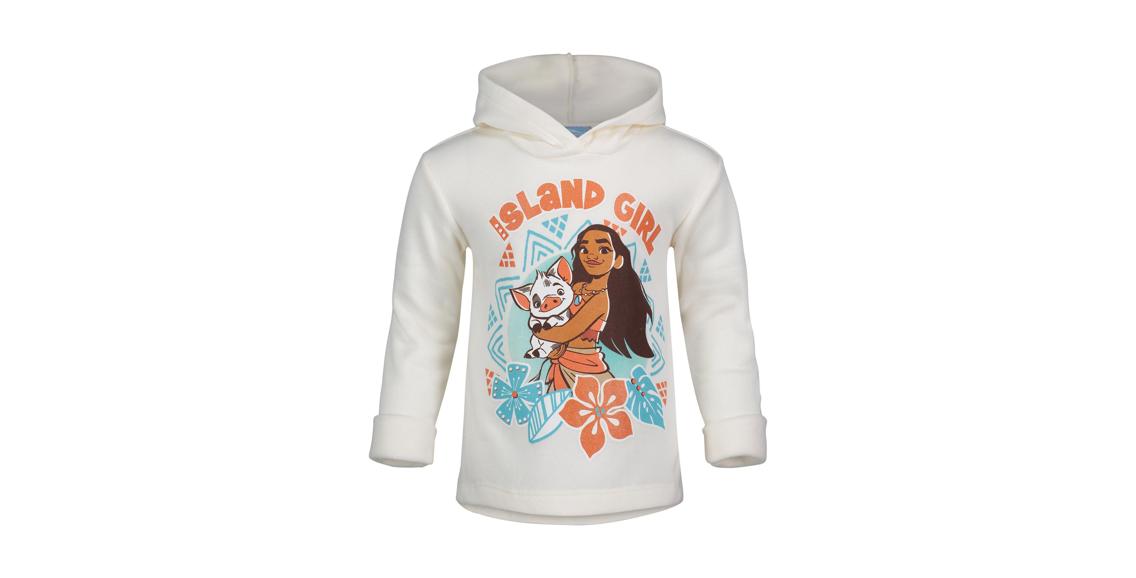 Disney Toddler Girls Moana Pullover Hoodie and Leggings Outfit Set to Big Kid