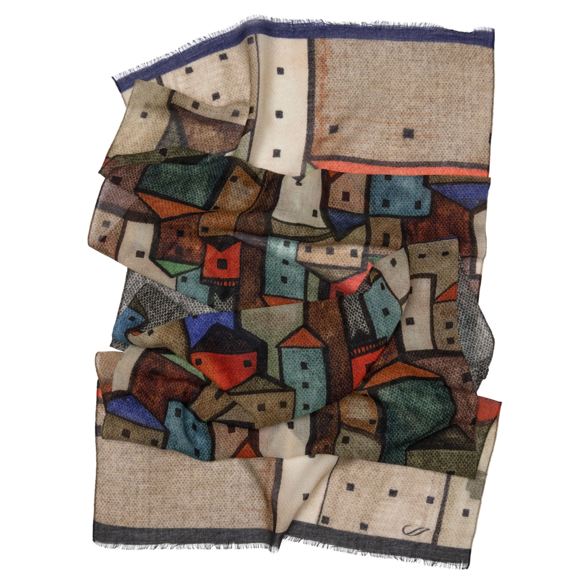 Villaggio - Wool Scarf - Tan