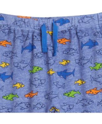 Baby Boys Pinkfong Shark Pullover Costume Hoodie and French Terry Pants Outfit Set