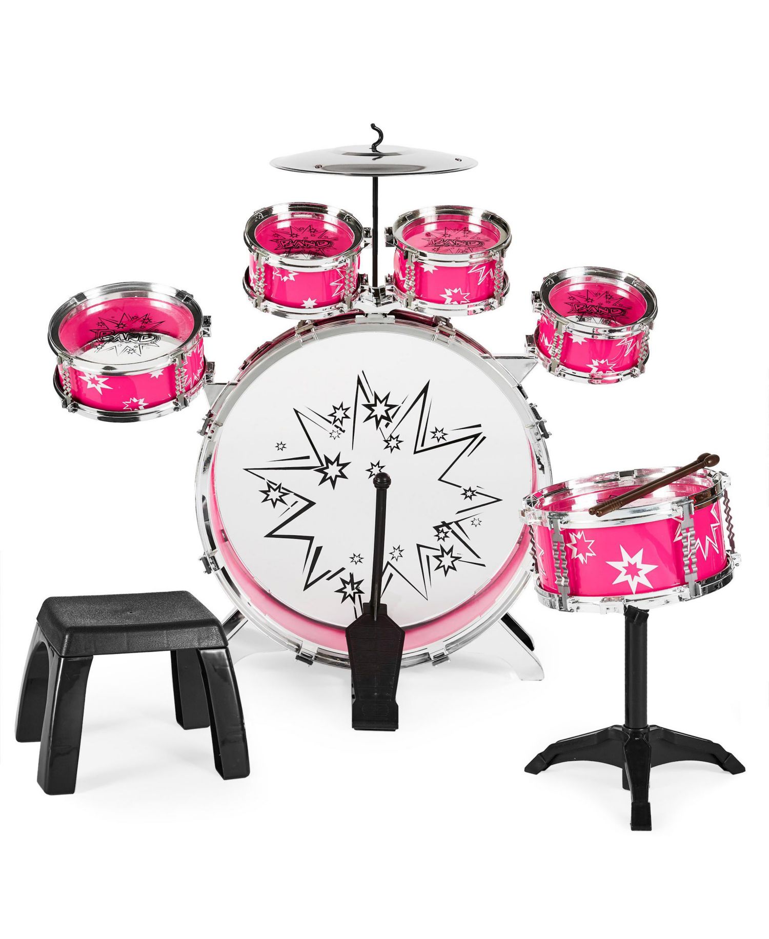 Beginner 11-Piece Drum Set