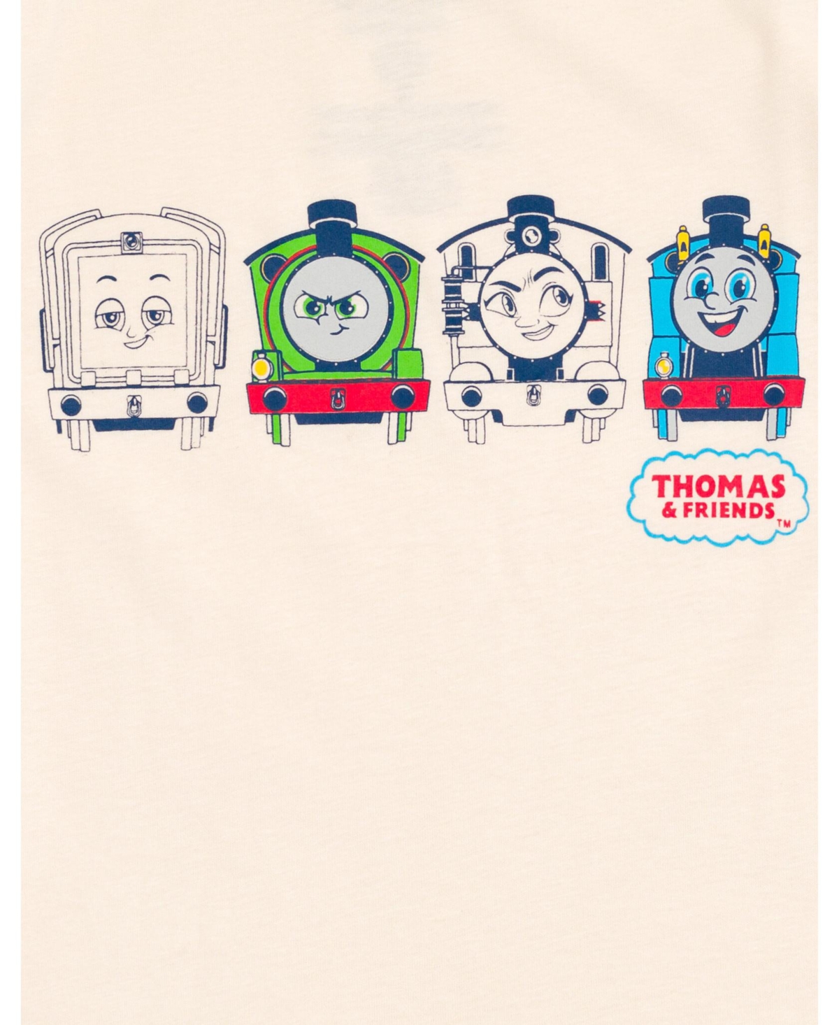 Thomas & Friends Toddler Boys Tank Engine 2 Pack T-Shirts to -/ baby blue
