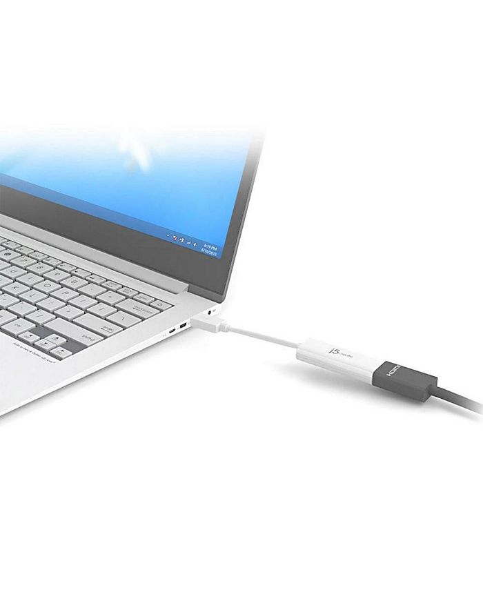 j5create JUA254 USB 2.0 HDMI Display Adapter - White