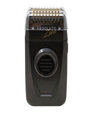 Absolute Zero Professional Mens Foil Shaver&nbsp;with Built-in Retractable Trimmer, USB-C Rechargeable