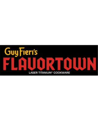 Flavortown Hard-Anodized Laser Titanium Aluminum 10-Pc. Cookware Set