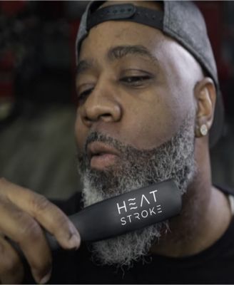 Heat Stroke Corded Beard and Styling Hot Hair Brush with Cool Touch Tips
