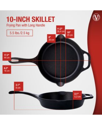 Cast Iron 10" Seasoned Skillet