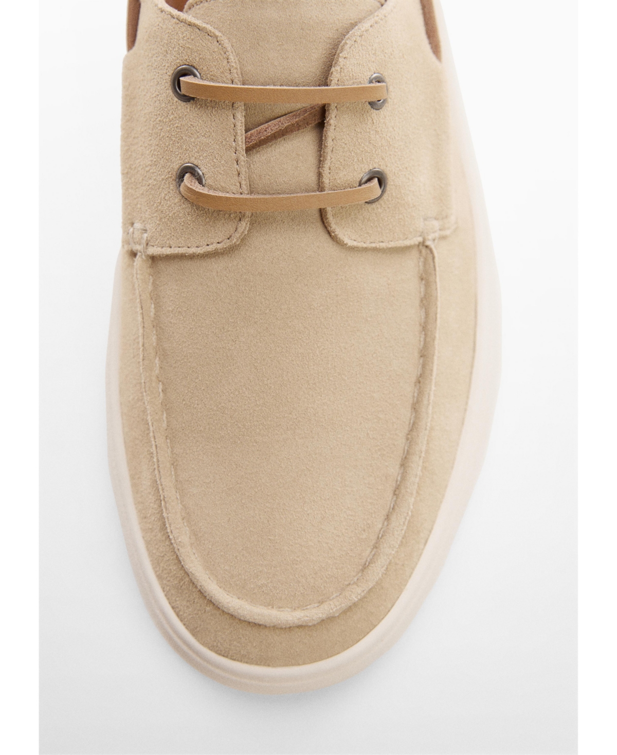 Mango Men's Split Leather Nautical Shoes