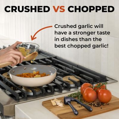 Premium Garlic Press Durable Easy Squeeze Garlic Mincer Tool