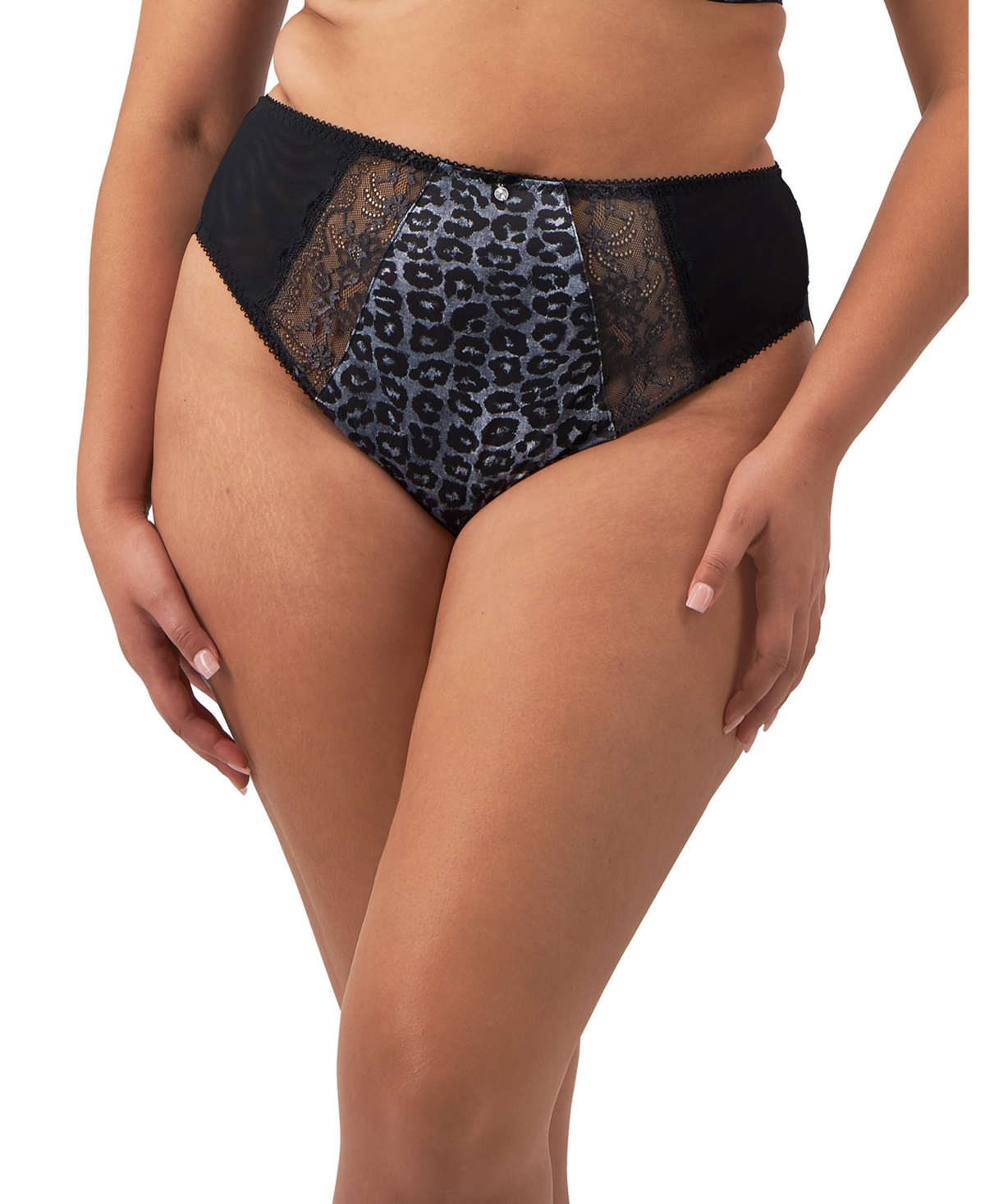 Elomi Morgan Hi-cut Brief In Snow Leopard